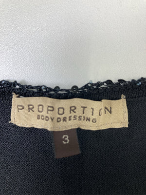 PROPORTION/プロポーション/Tシャツ/カットソー/トップス/ブラック/3