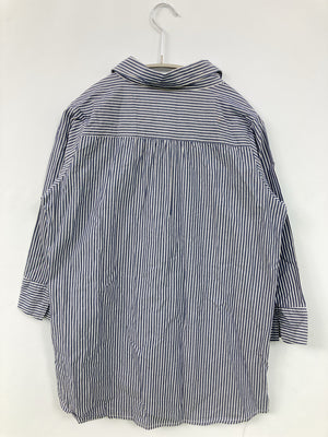 シャツ/ブラウス/トップス/ブルー/M