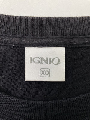 IGNIO/イグニオ/Tシャツ/カットソー/トップス/ブラック/104-8