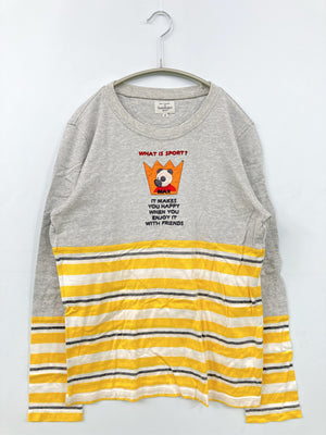 CASTELBAJAC/カステルバジャック/Tシャツ/カットソー/トップス/グレー/F