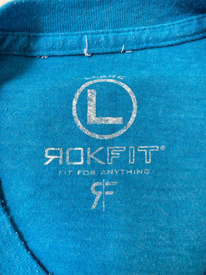 ROKFIT/Tシャツ/カットソー/トップス/スカイブルー/L