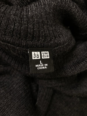 UNIQLO/ユニクロ/ニット/セーター/トップス/グレー/L