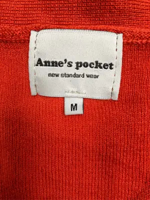 Anne's pocket/カーディガン/ボレロ/トップス/レッド/M