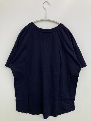 GLACIER/グラシア/Tシャツ/カットソー/トップス/ネイビー/LL
