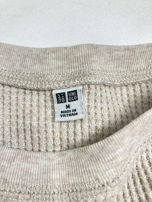 UNIQLO/ユニクロ/Tシャツ/カットソー/トップス/ベージュ/M
