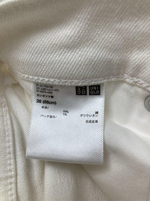 UNIQLO/ユニクロ/デニムパンツ/パンツ/ホワイト/26