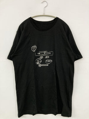 Tシャツ/カットソー/トップス/ブラック/XXL