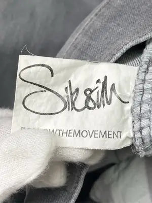 SIKSILK/デニムパンツ/パンツ/グレー/M