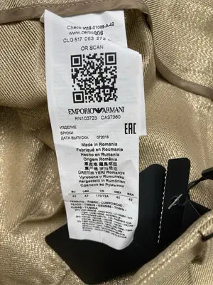 EMPORIO ARMANI/エンポリオアルマーニ/スラックス/パンツ/ベージュ/42