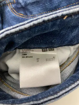 UNIQLO JEANS/ユニクロジーンズ/デニムパンツ/パンツ/ブルー/24 (61cm)