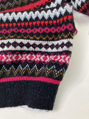 ニット/セーター/トップス/レッド/L