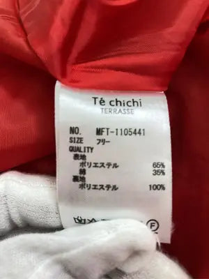 Te chichi TERRASSE/ワンピース/ワンピース/ドレス/レッド/フリー