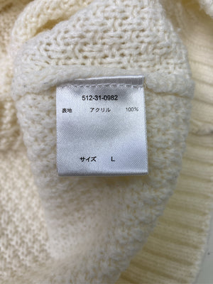 Honeys/ハニーズ/ニット/セーター/トップス/ホワイト/L