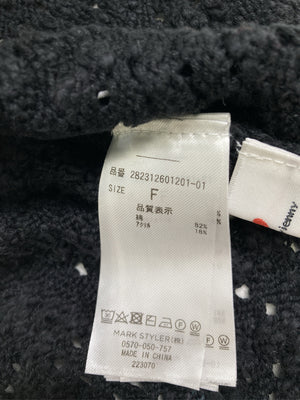 merry jenny/メリージェニー/ニット/セーター/トップス/ブラック/F