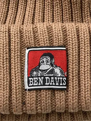 BEN DAVIS/ベンデイビス/ニットキャップ/ビーニー/帽子/ブラウン