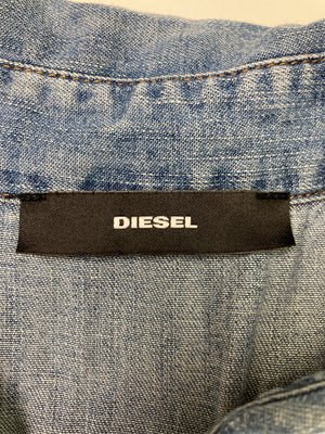 DIESEL/ディーゼル/シャツワンピース/ワンピース/ドレス/スカイブルー