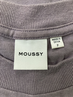 MOUSSY/マウジー/Tシャツ/カットソー/トップス/パープル/F