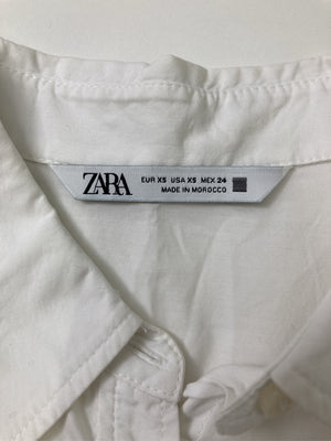 ZARA/ザラ/シャツ/ブラウス/トップス/ブラック/XS