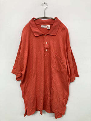 KINGSIZE/キングサイズ/ポロシャツ/トップス/オレンジ/3XL