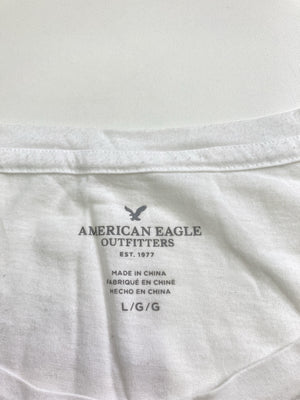 AMERICAN EAGLE/アメリカンイーグル/Tシャツ/カットソー/トップス/ホワイト/L
