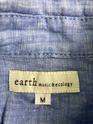 earth music&ecology/アースミュージックアンドエコロジー/シャツ/ブラウス/トップス/ブルー/M