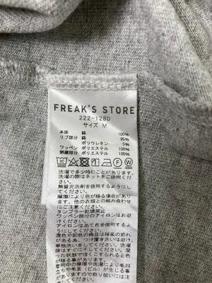 FREAK'S STORE/フリークスストア/Tシャツ/カットソー/トップス/グレー/M