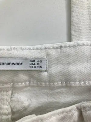 ZARA TRAFALUC/ザラトラファルック/デニムパンツ/パンツ/ホワイト/USA 8
