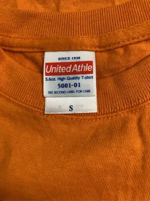 United Athle/ユナイテッドアスレ/Tシャツ/カットソー/トップス/オレンジ/S