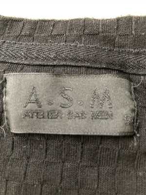 A.S.M/アトリエサブメン/Tシャツ/カットソー/トップス/ブラック/50(L)