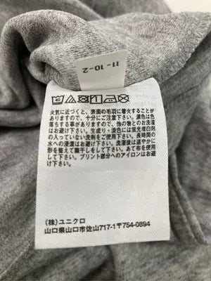UNIQLO/ユニクロ/Tシャツ/カットソー/トップス/グレー/XL