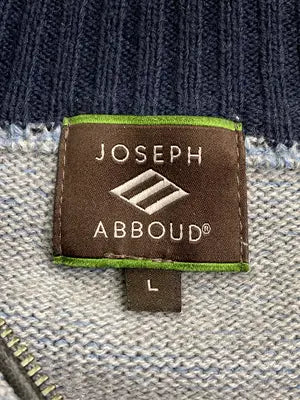 JOSEPH ABBOUD/ジョゼフアブード/ニット/セーター/トップス/ブルー/L