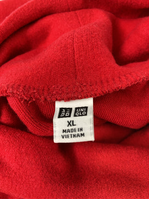 UNIQLO/ユニクロ/Tシャツ/カットソー/トップス/レッド/XL