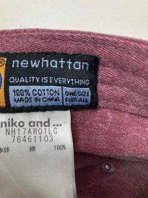 NEWHATTAN/ニューハッタン/キャップ/帽子/その他/ONE SIZE
