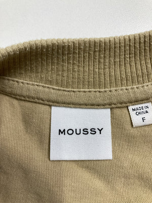MOUSSY/マウジー/Tシャツ/カットソー/トップス/ベージュ/F