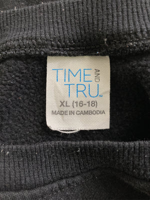 TIME AND TRU/スウェット/トップス/ブラック/XL