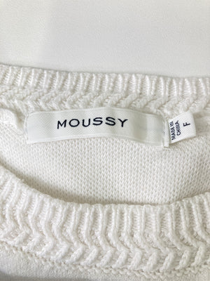 MOUSSY/マウジー/ニット/セーター/トップス/ホワイト/F