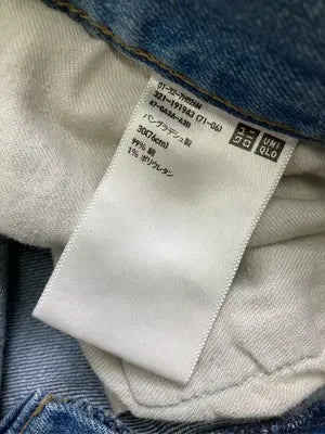 UNIQLO JEANS/ユニクロジーンズ/デニムパンツ/パンツ/ブルー/30(76cm)