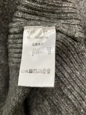 Sun Valley/サンバレー/ニット/セーター/トップス/グレー/M