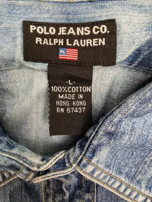 POLO JEANS CO/ポロジーンズカンパニー/シャツ/ブラウス/トップス/ブルー/L