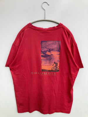 Columbia/コロンビア/Tシャツ/カットソー/トップス/レッド/L