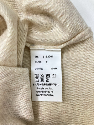CLEA/クレア/タンクトップ/トップス/ベージュ/F