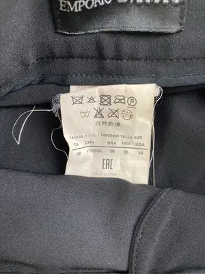 EMPORIO ARMANI/エンポリオアルマーニ/スラックス/パンツ/ブラック/USA 38