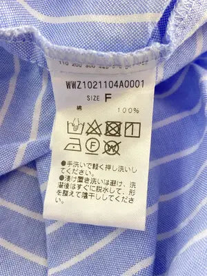 W.W.G/フーズフーギャラリー/シャツ/ブラウス/トップス/スカイブルー/FREE