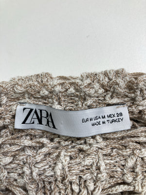 ZARA/ザラ/ニット/セーター/トップス/ベージュ/EUR M/USA M/ MEX 28