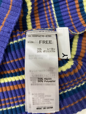 SLY/スライ/ニット/セーター/トップス/ブルー/FREE