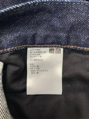 UNIQLO/ユニクロ/デニムパンツ/パンツ/ネイビー/27(68.5cm)