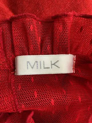 MILK/ミルク/Tシャツ/カットソー/トップス/レッド