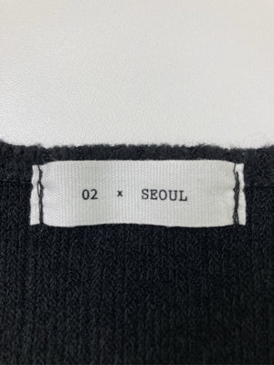 02xSEOUL/ニット/セーター/トップス/ブラック