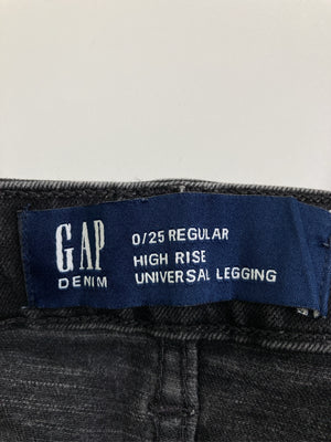 GAP/ギャップ/デニムパンツ/パンツ/ブラック/0/25 REGULAR