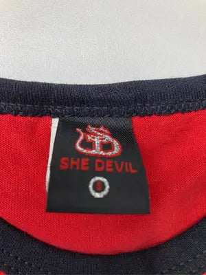 SHE DEVIL/Tシャツ/カットソー/トップス/レッド/S